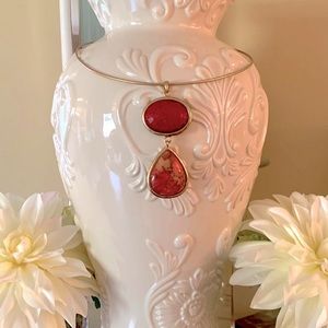 Chicos double pendant necklace